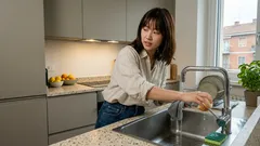 Il trucco della cipolla per far brillare il rubinetto e dire addio agli aloni di calcare